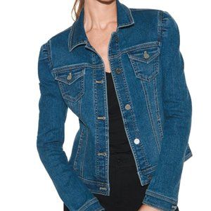 WHBM Puff Sleeve Denim Jacket - XL - LIKE NEW